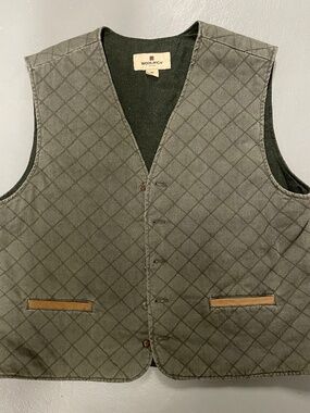 Woolrich Quilted, Flannel-Lined Vest -XL